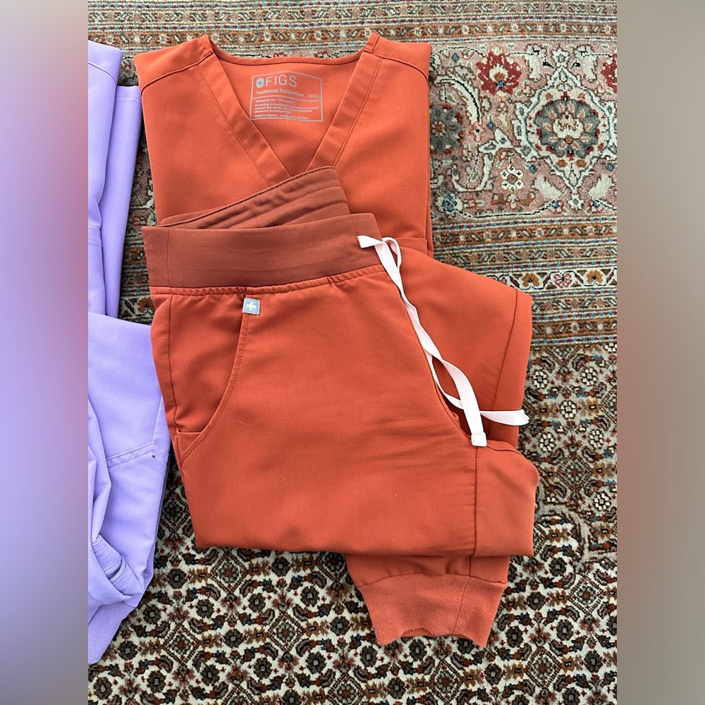 Figs Auburn Scrub Set Catarina XXS top Zamora SP Pants
